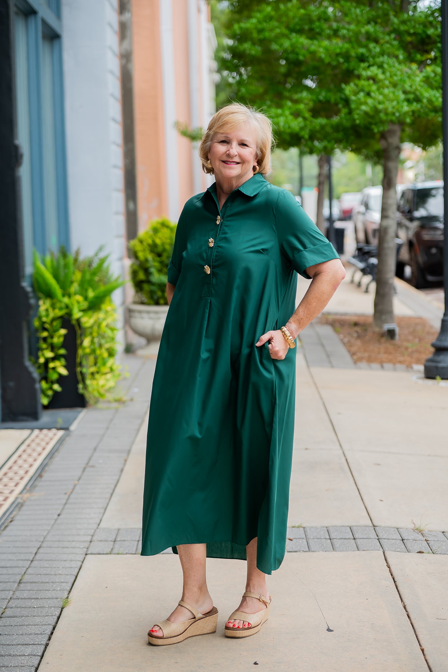 Siena Hunter Green Dress