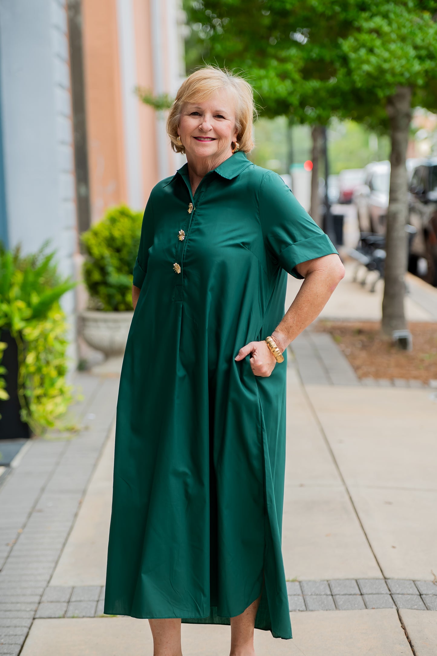 Siena Hunter Green Dress