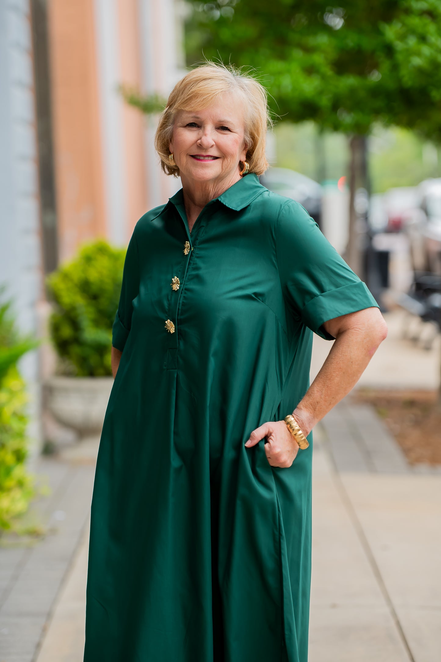 Siena Hunter Green Dress