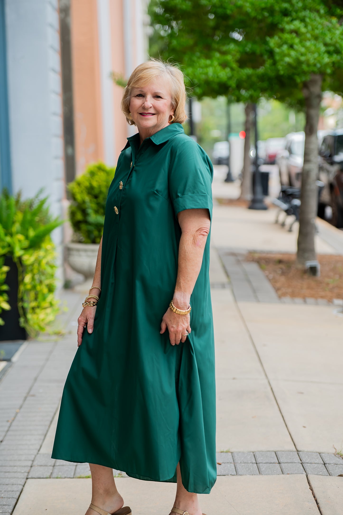 Siena Hunter Green Dress