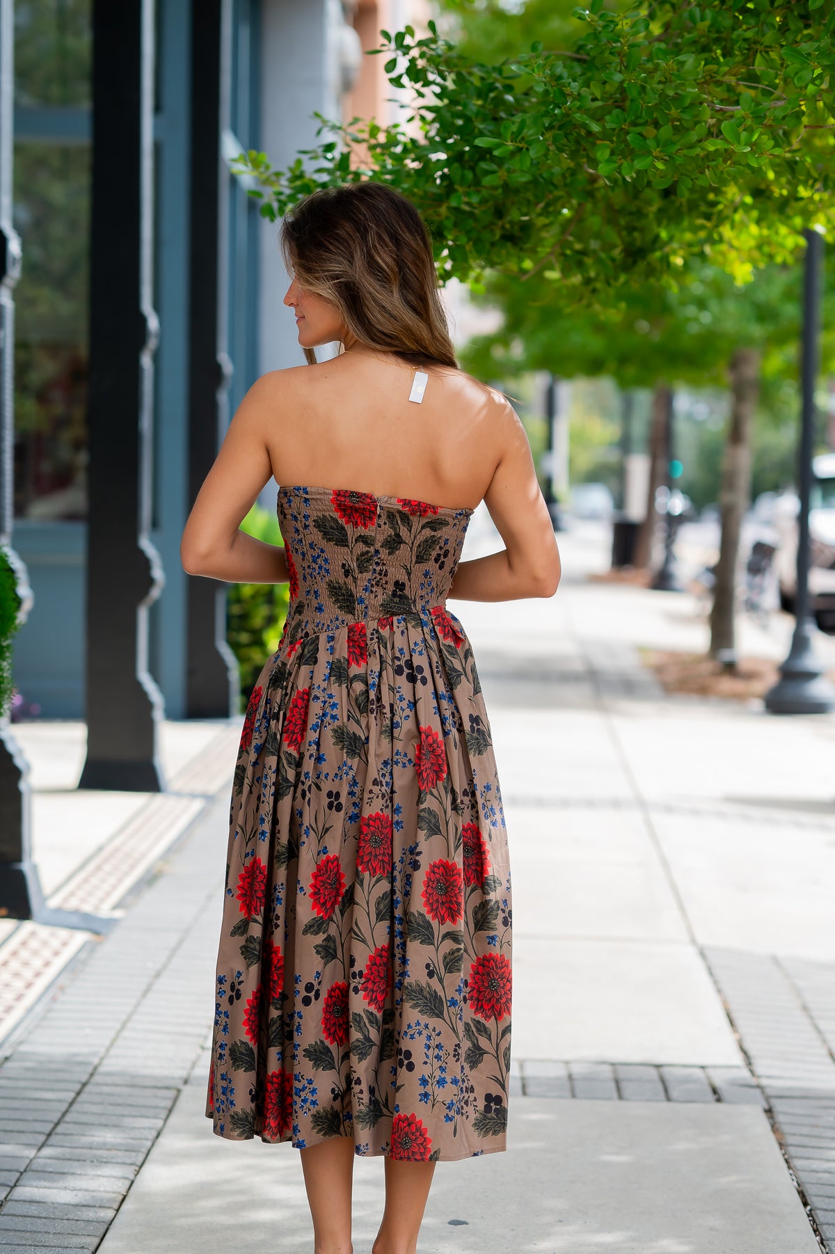 Etta Pleated Top Dress