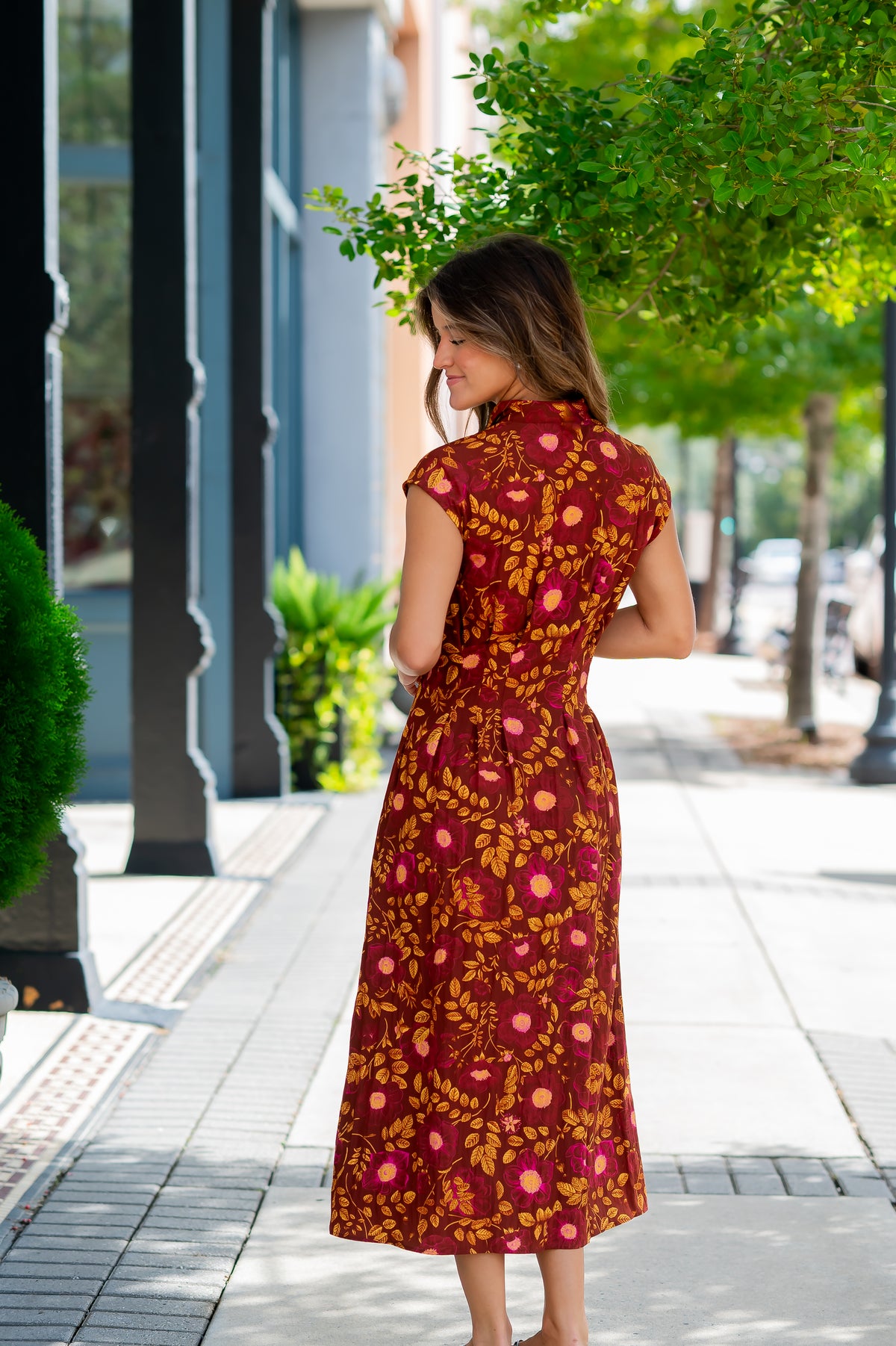 Alaina Floral Print Dress