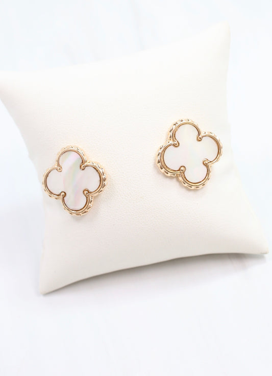 McFadyen Clover Earring Mother of Pearl