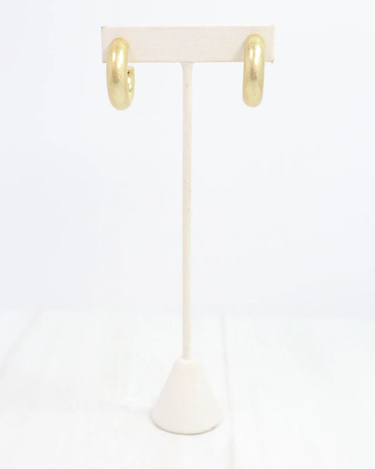 Bruno Hoop Worn Gold