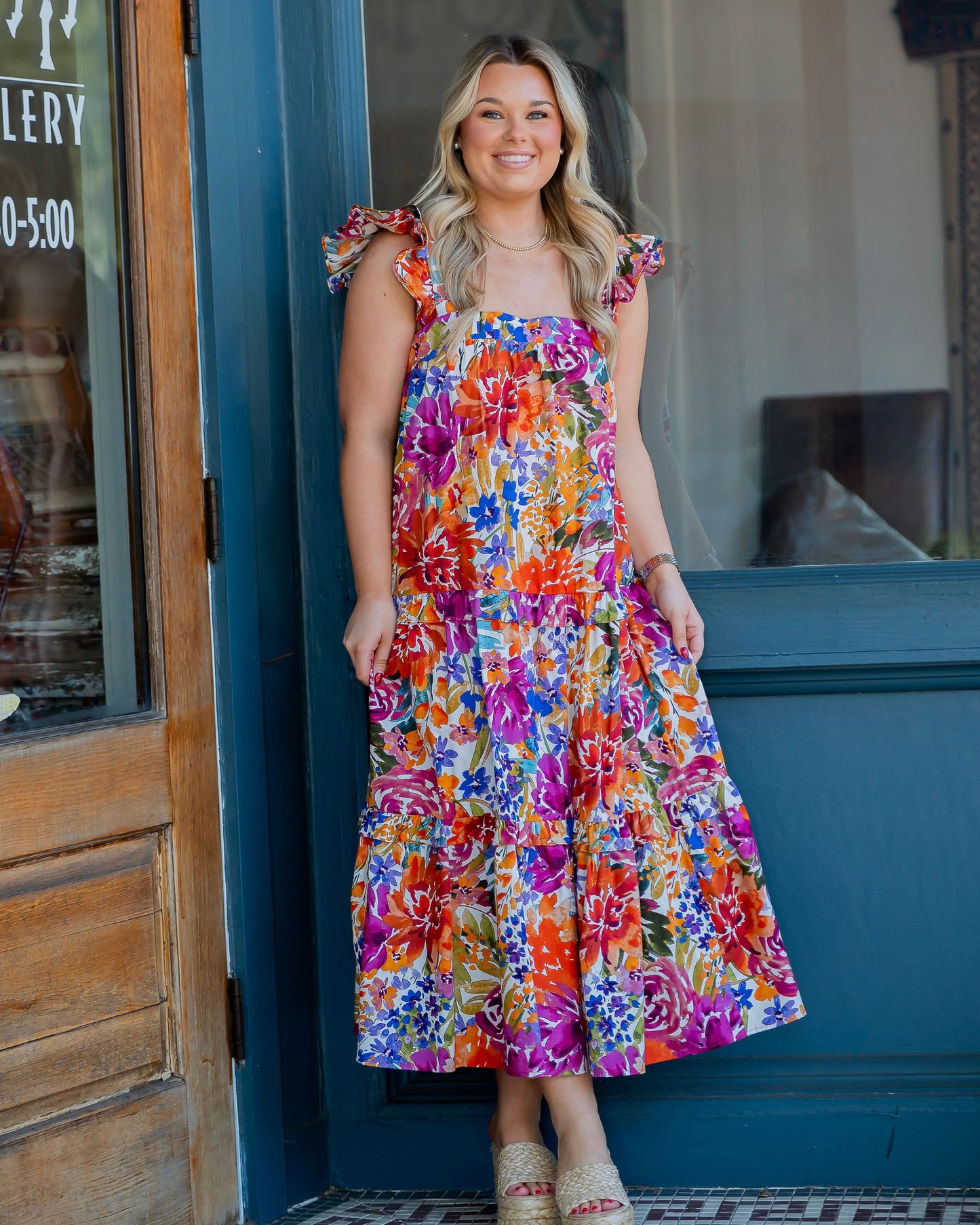 Mitchell Fall Floral Maxi Dress