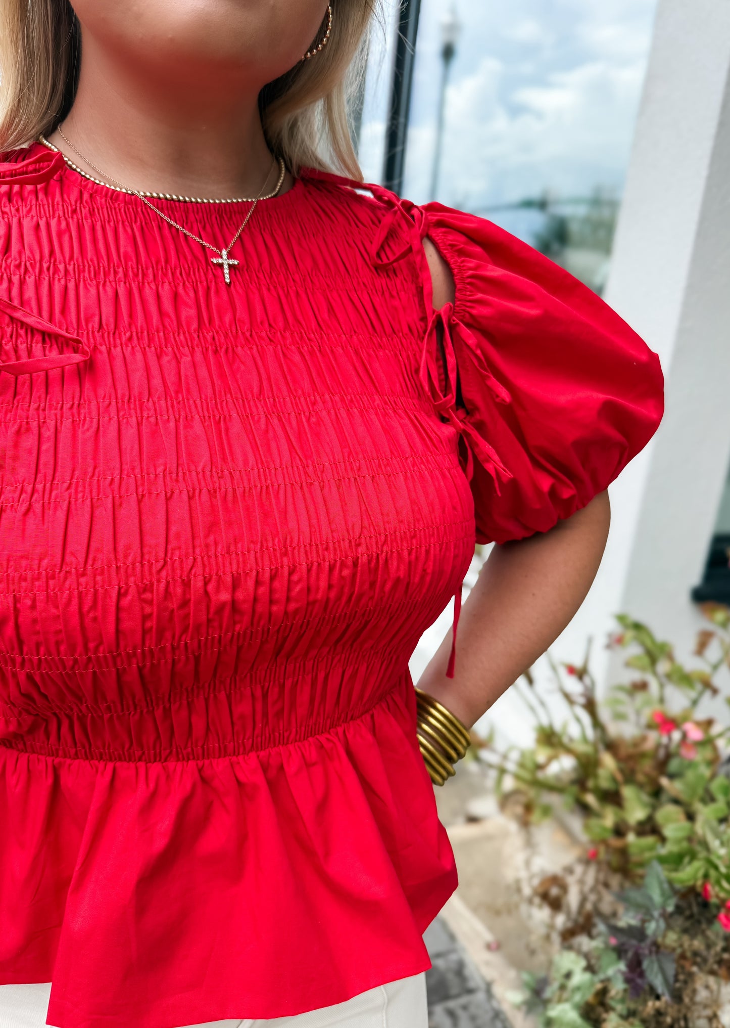 Shelby Peplum Top