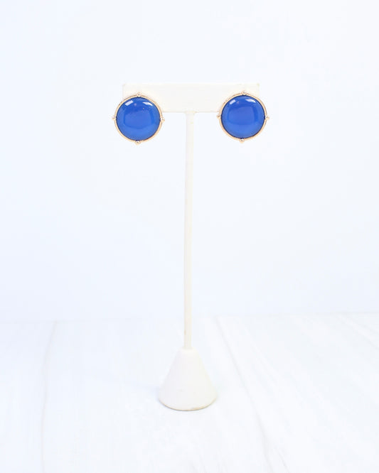 McKinley Stud Earring Blue