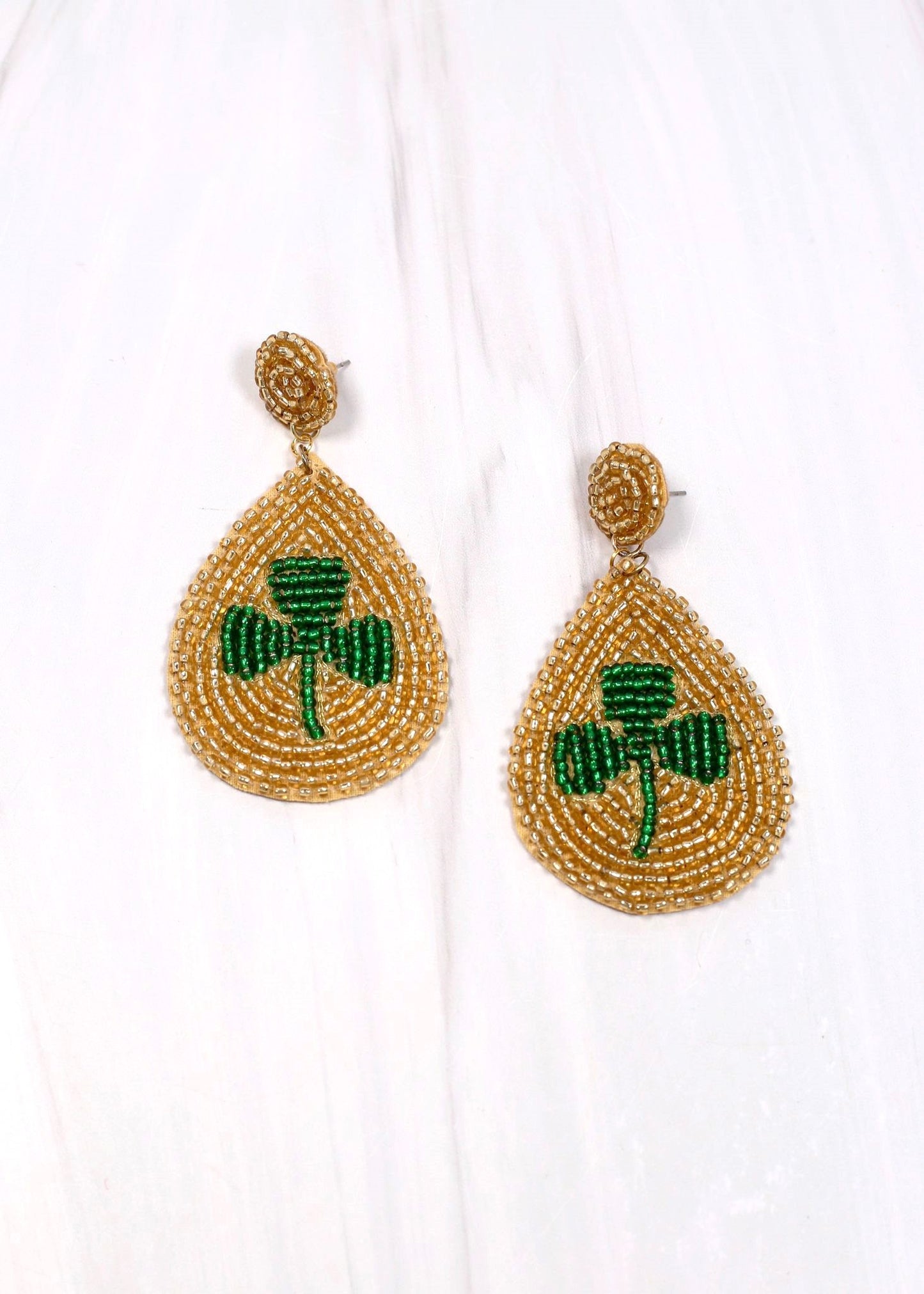 Shamrock Drop Earring GOLD
