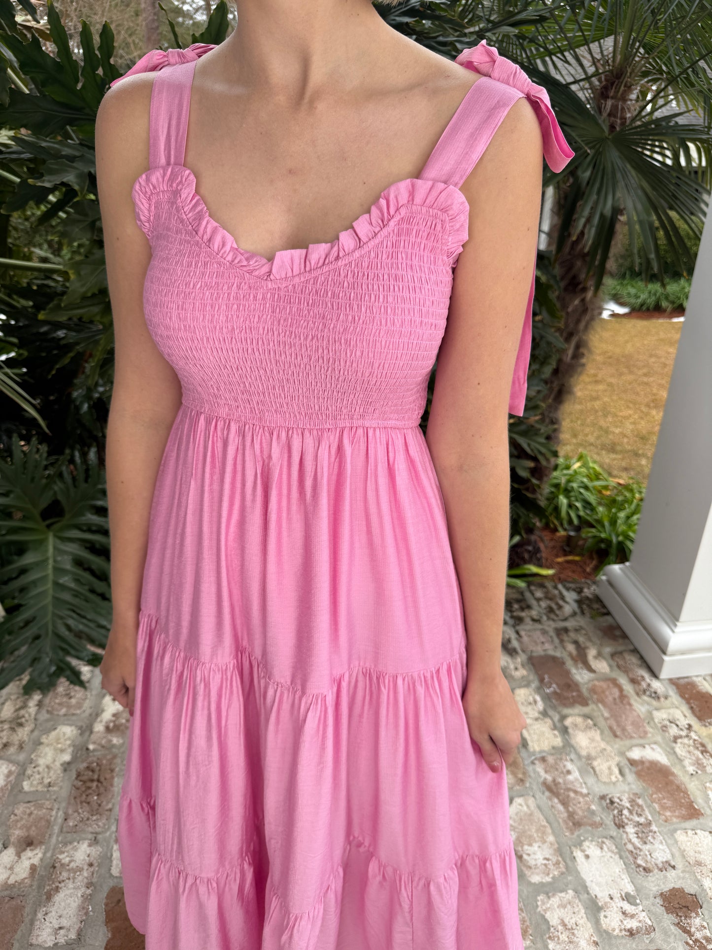 Pretty in Pink Maxi Dress