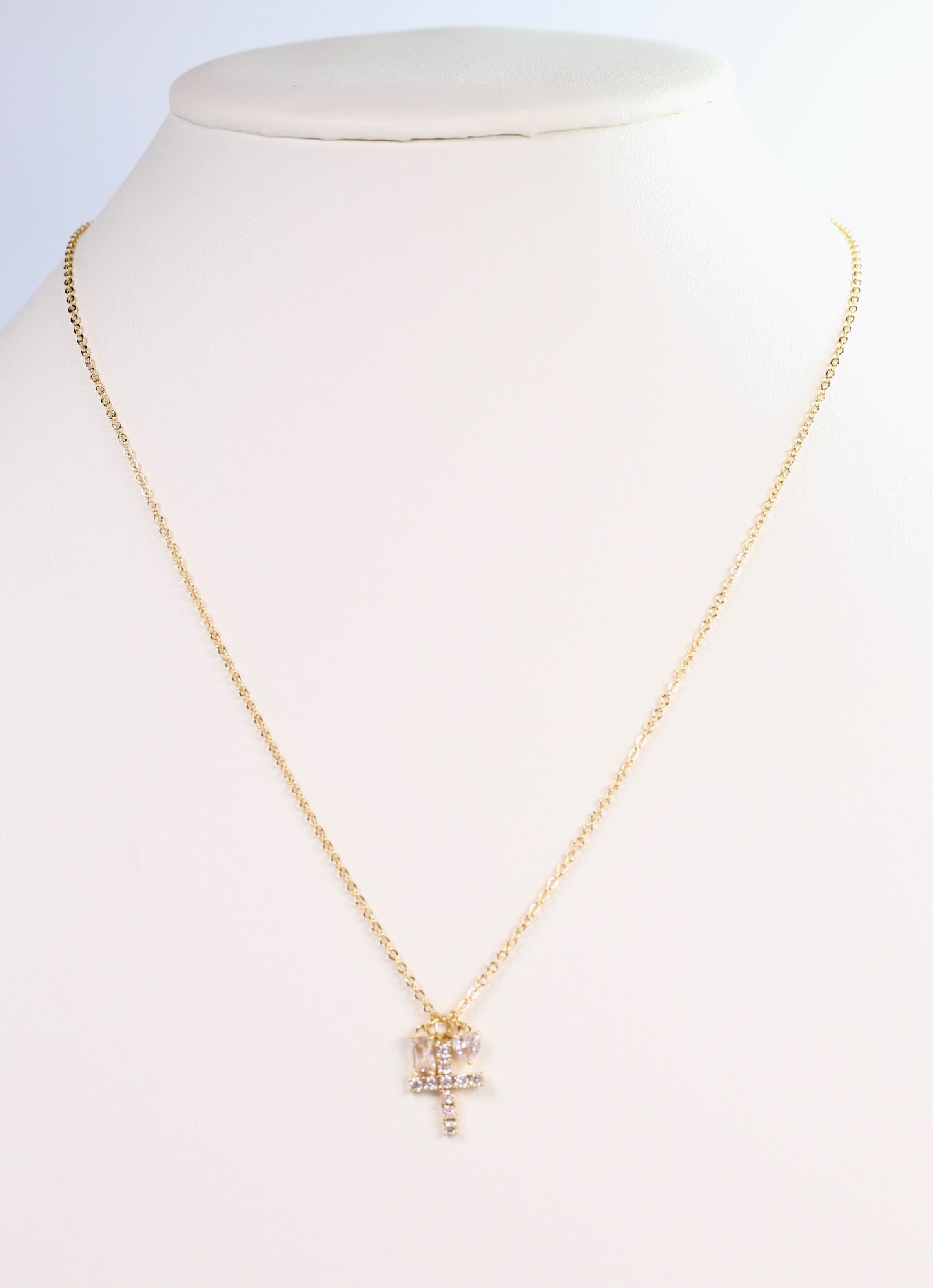 Povinelli CZ Charms Necklace GOLD