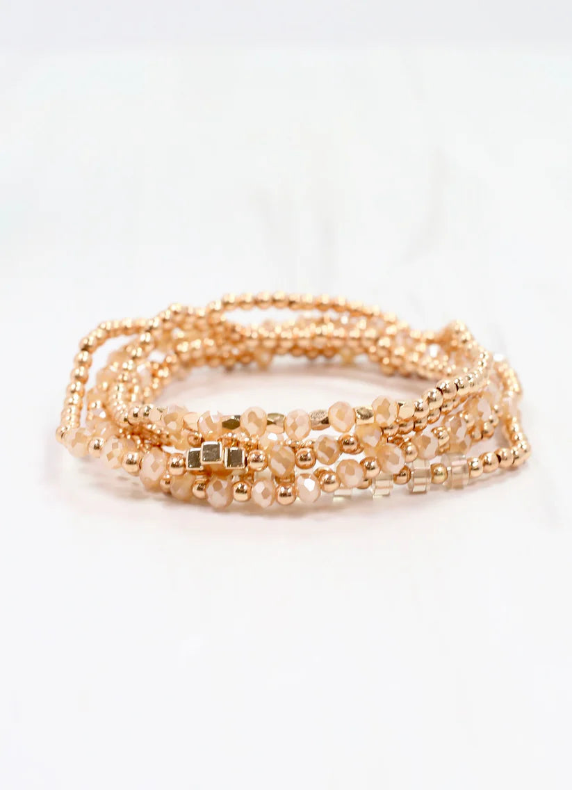 Shaun Bracelet Set CHAMPAGNE