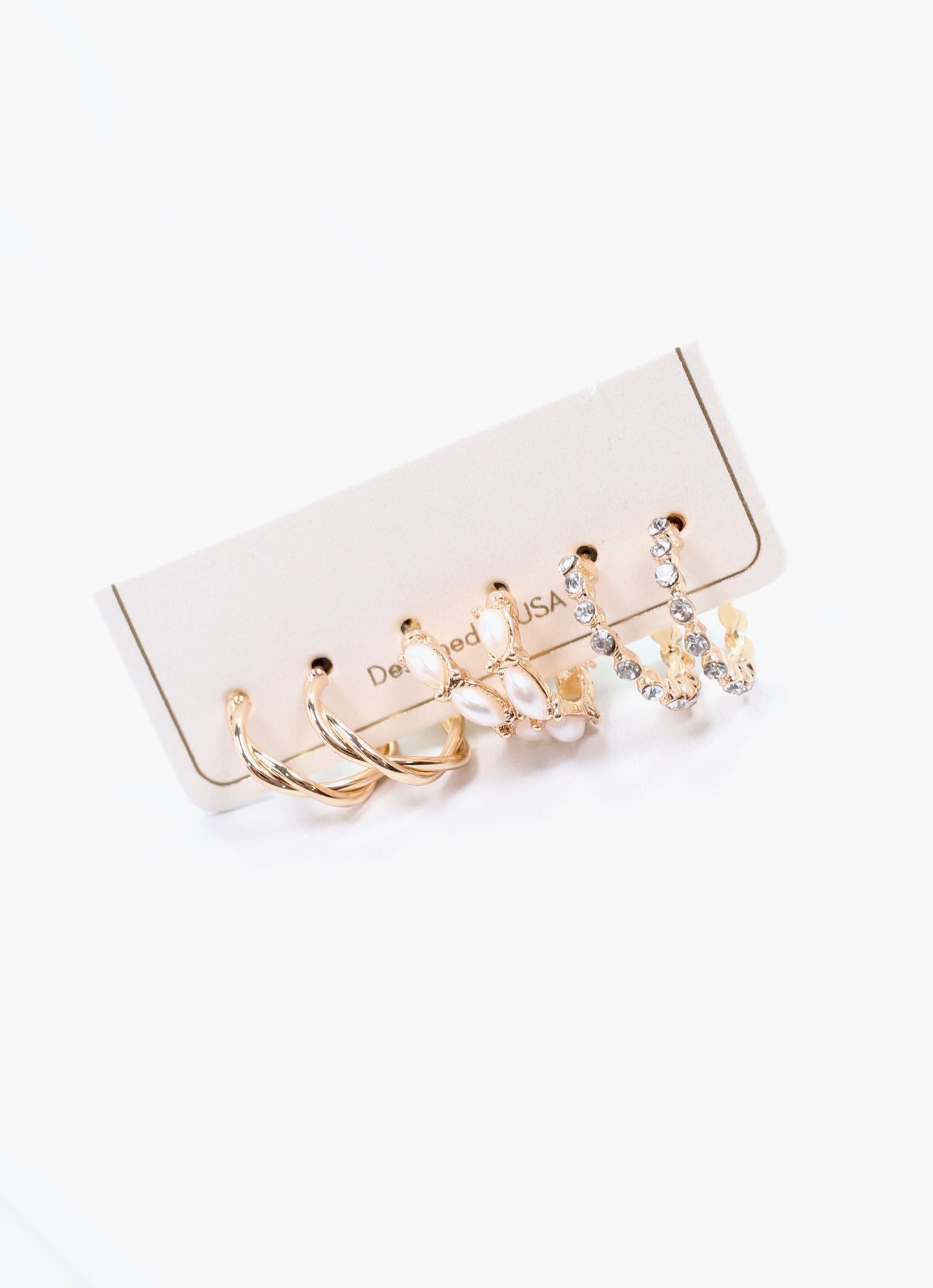 Portman Earring Set Gold