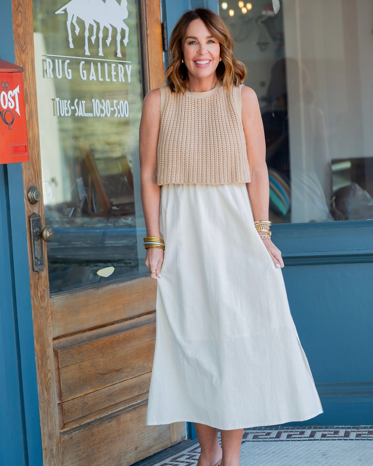 Zarahi Chunky Sweater Midi Dress