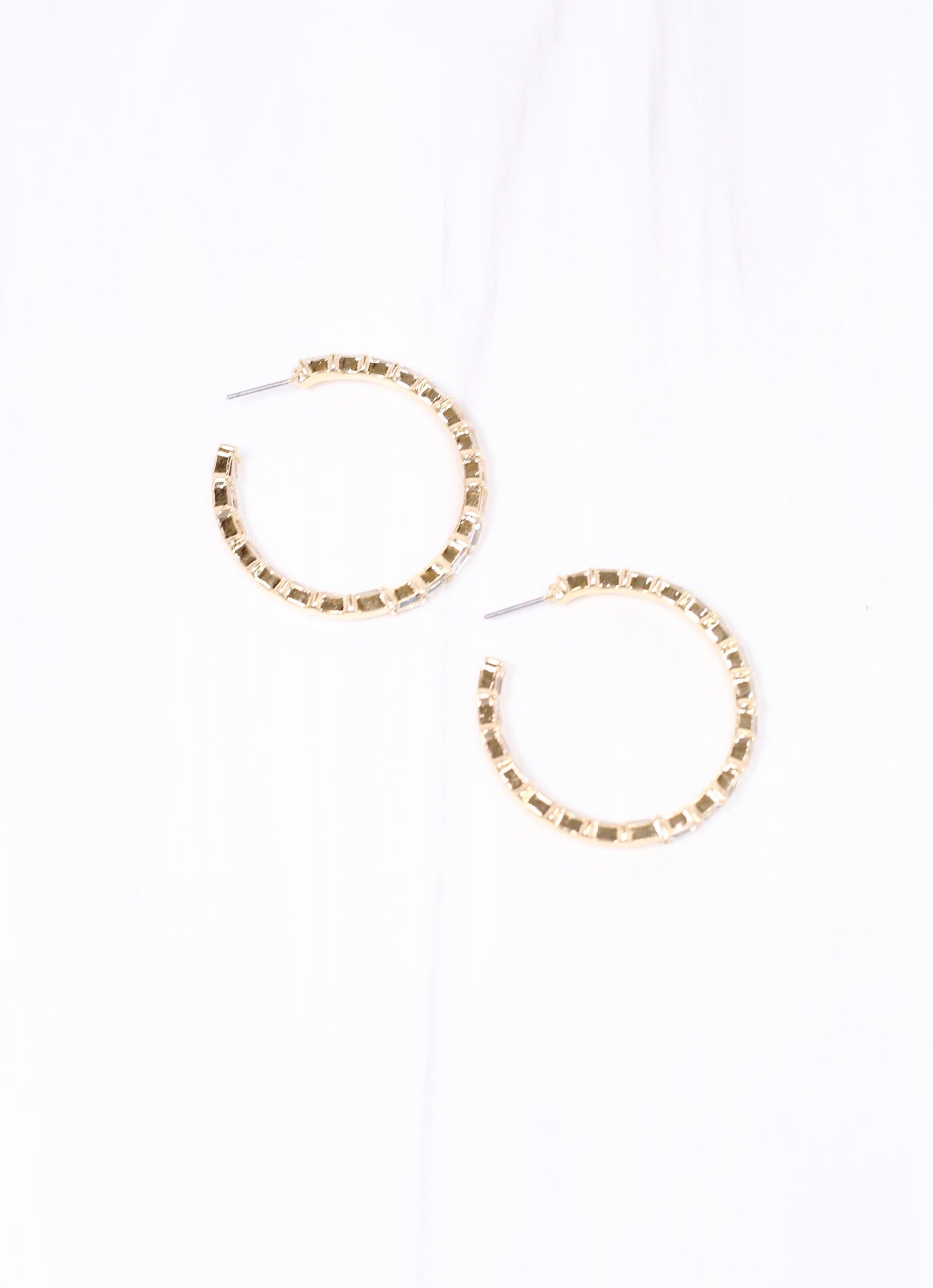 Cierra CZ Hoop Earring GOLD