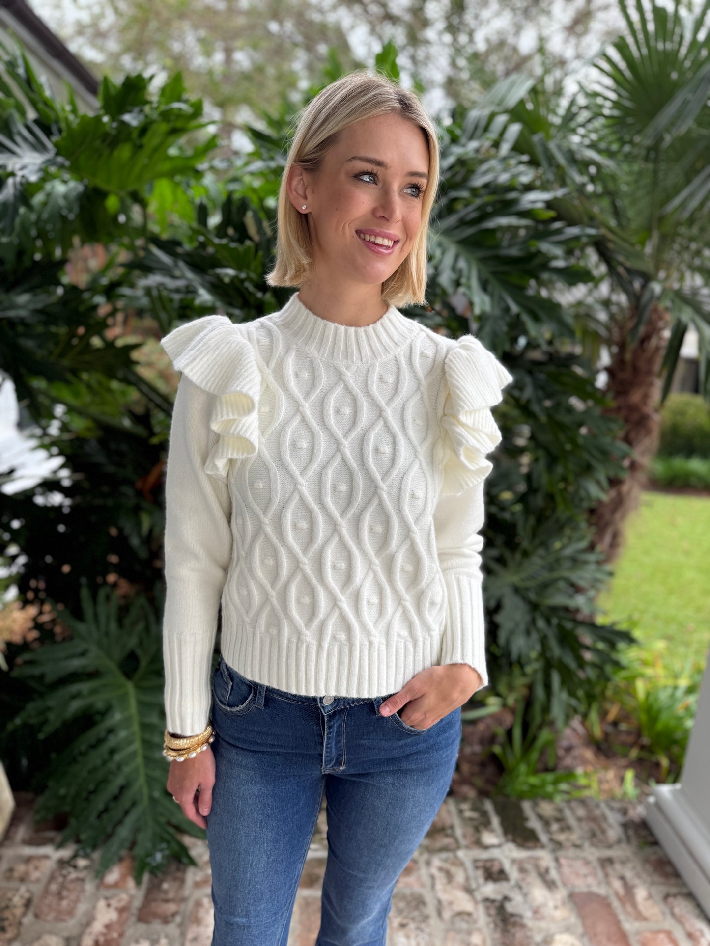 Gloriana Cable Knit Sweater