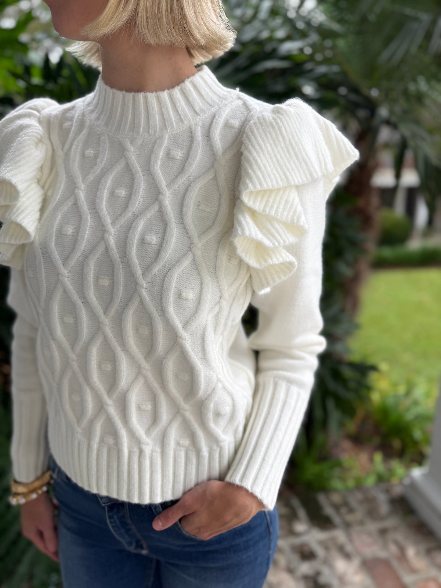 Gloriana Cable Knit Sweater