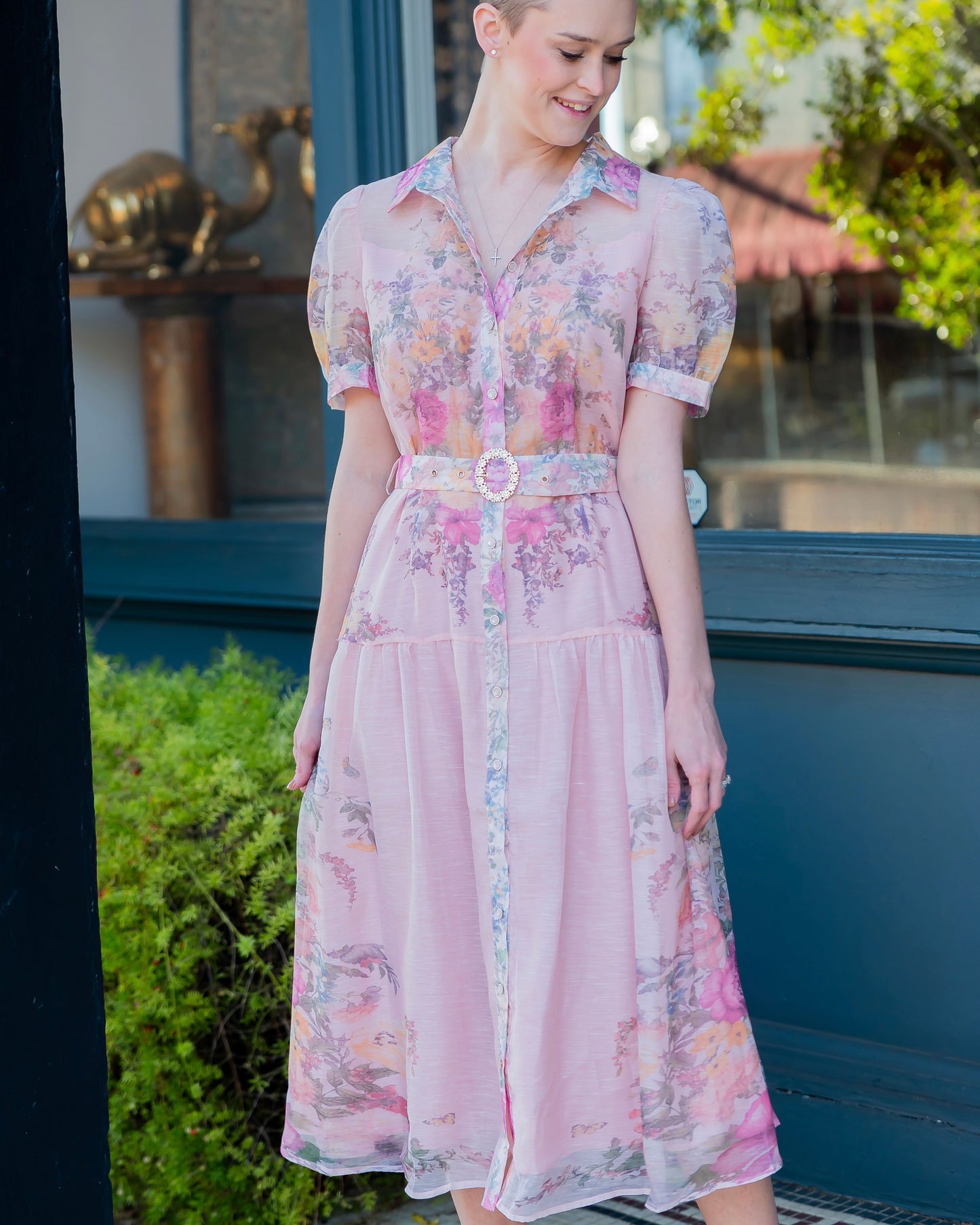 Eden Floral Short Sleeve Dress