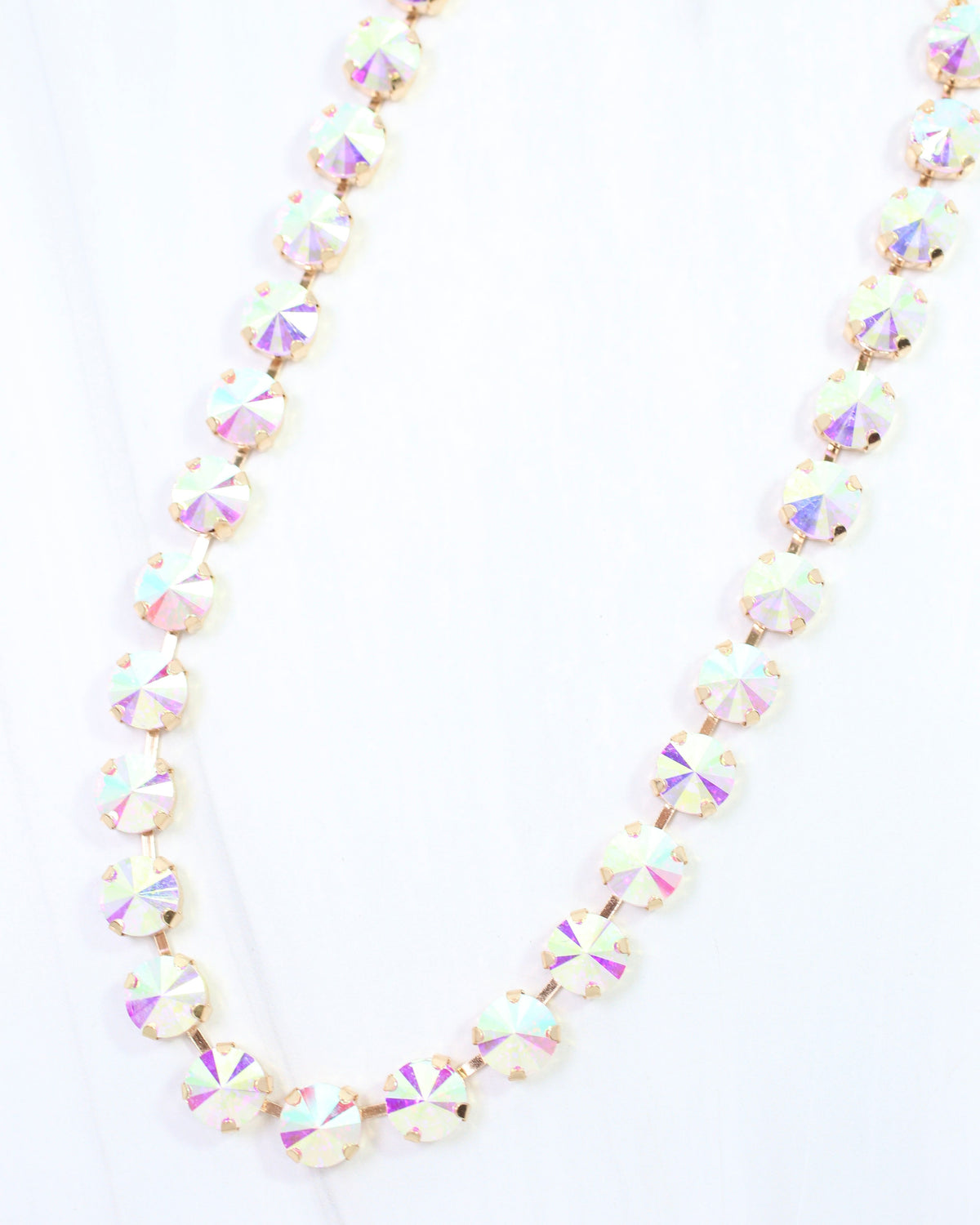 Radcliffe Rhinestone Necklace Clear AB