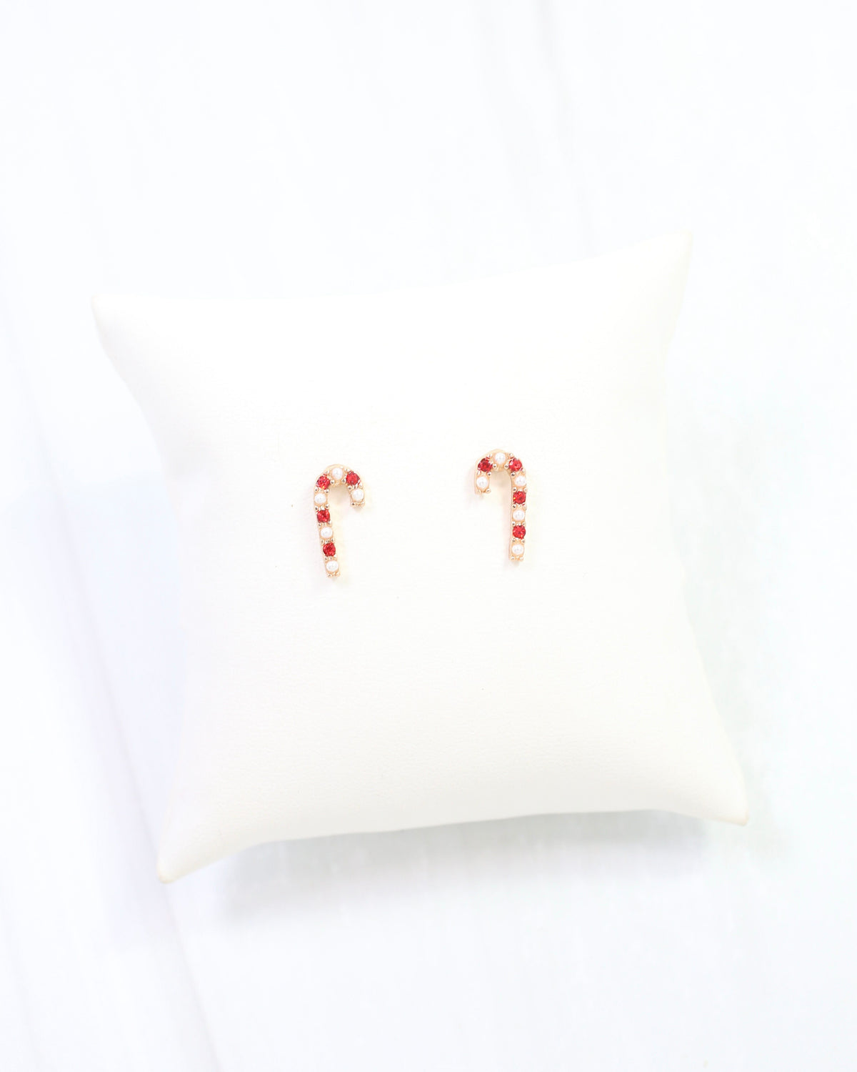 Kris Kringle Candy Cane Stud Red