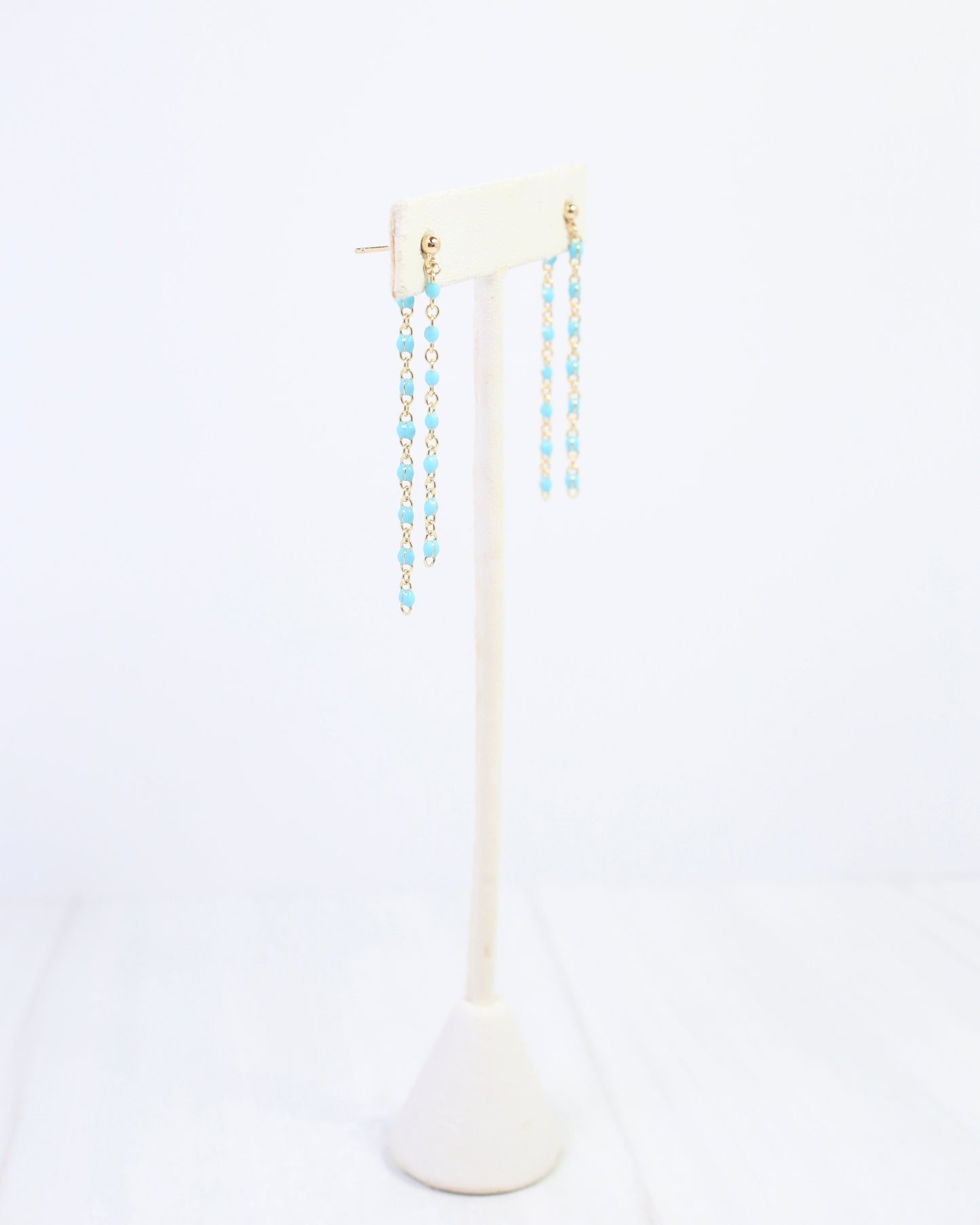 LuLu Chain Drop Earring Turquoise