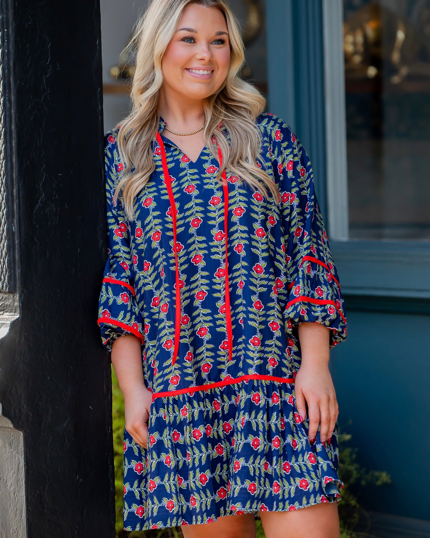 Jamestown Floral Print Dress