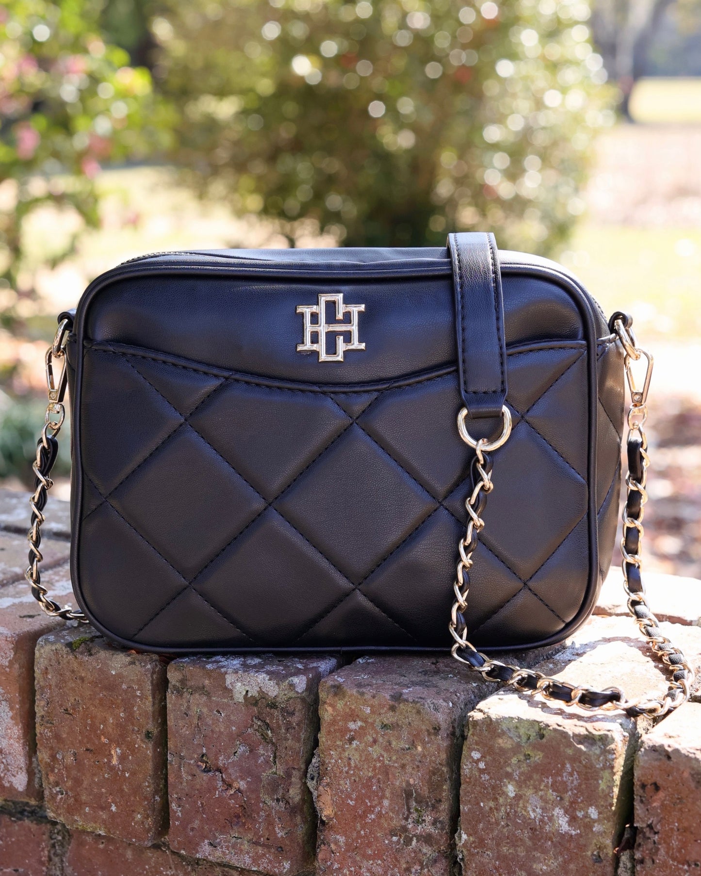 Fiona Crossbody Black Quilted LD