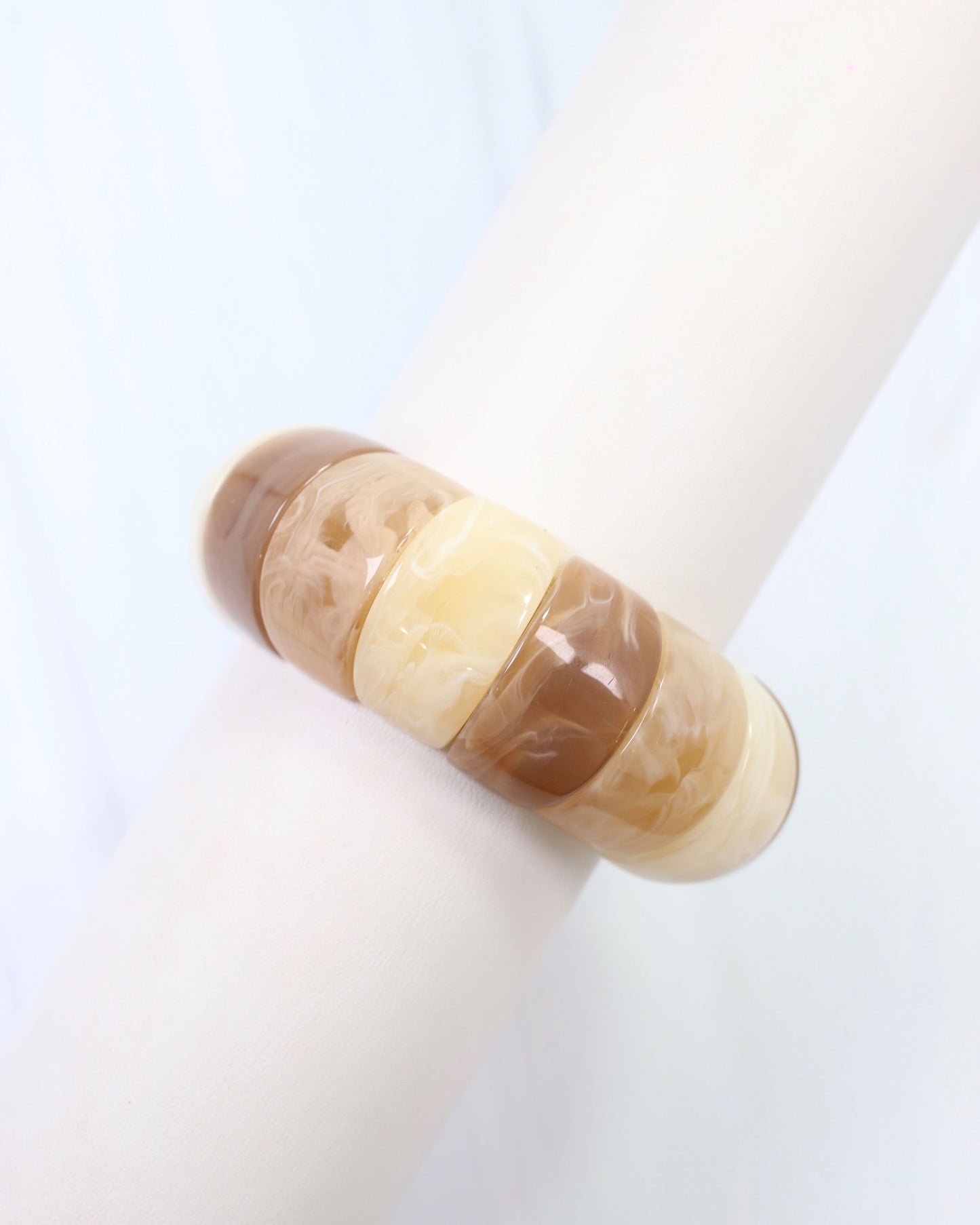 Winona Contoured Stretch Bracelet Natural