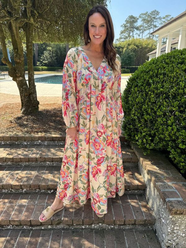 Move In Grace Floral Maxi