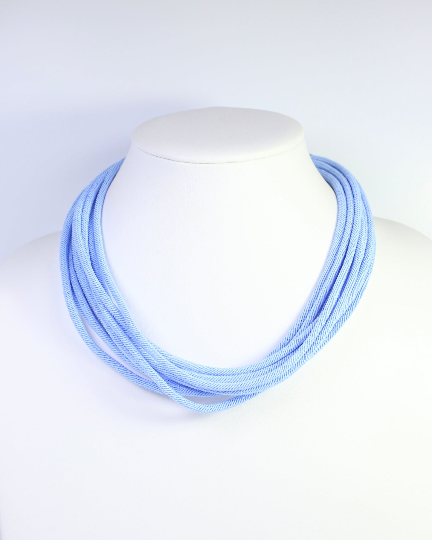Cranston Cord Necklace Light Blue