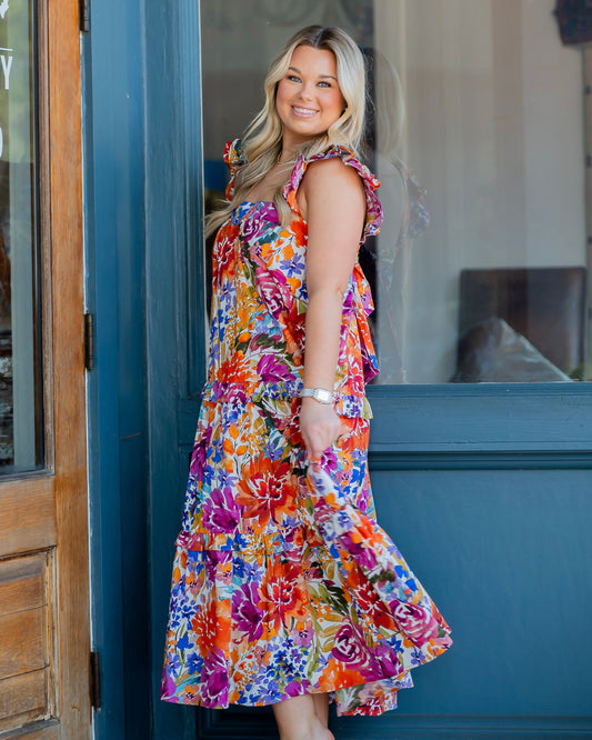Mitchell Fall Floral Maxi Dress