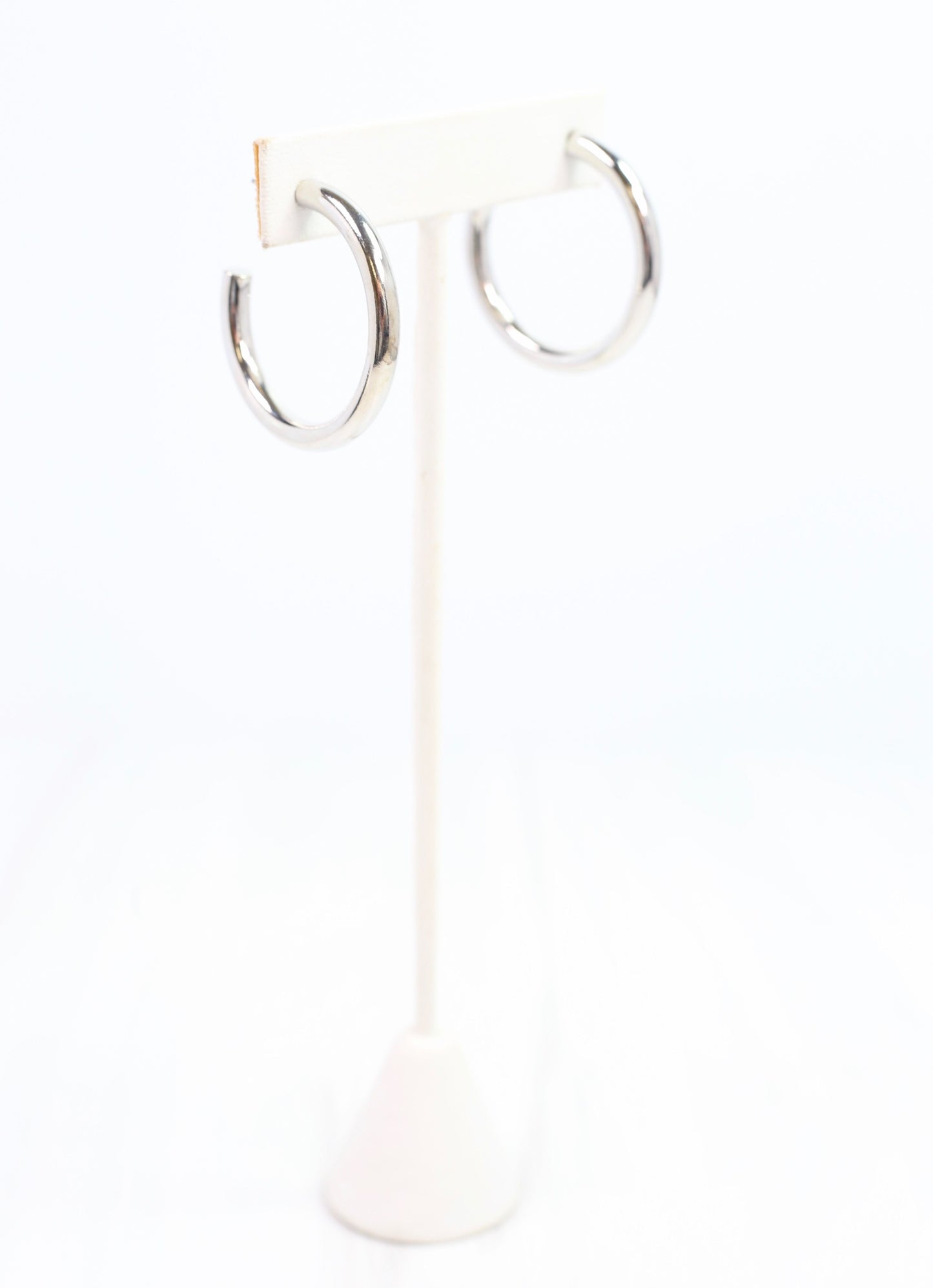 Nataliuh Hoop Earring Shiny Silver