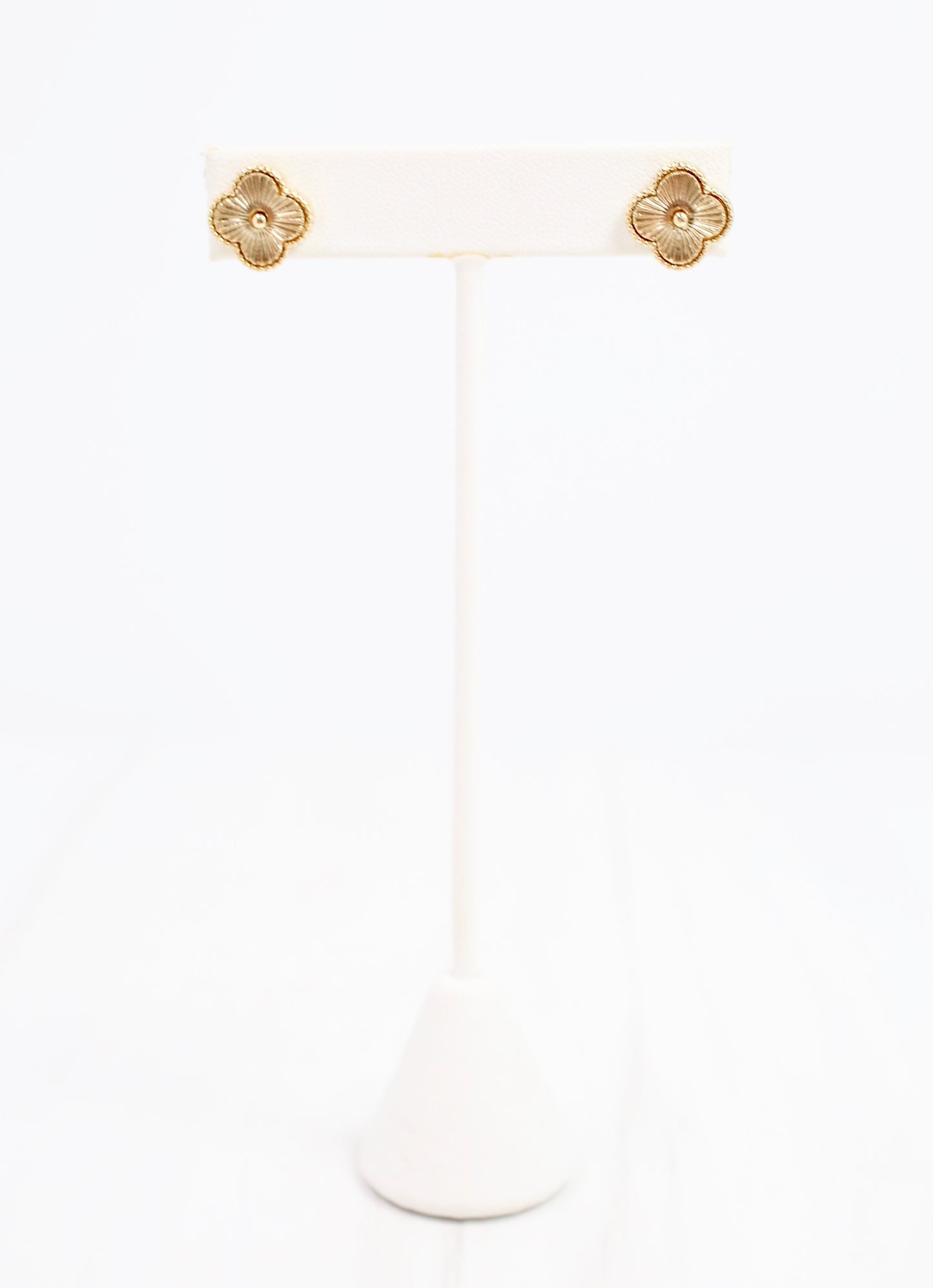 Garnier Clover Stud Earring Gold