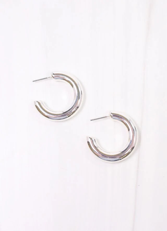 Romano Hoop Earring SILVER