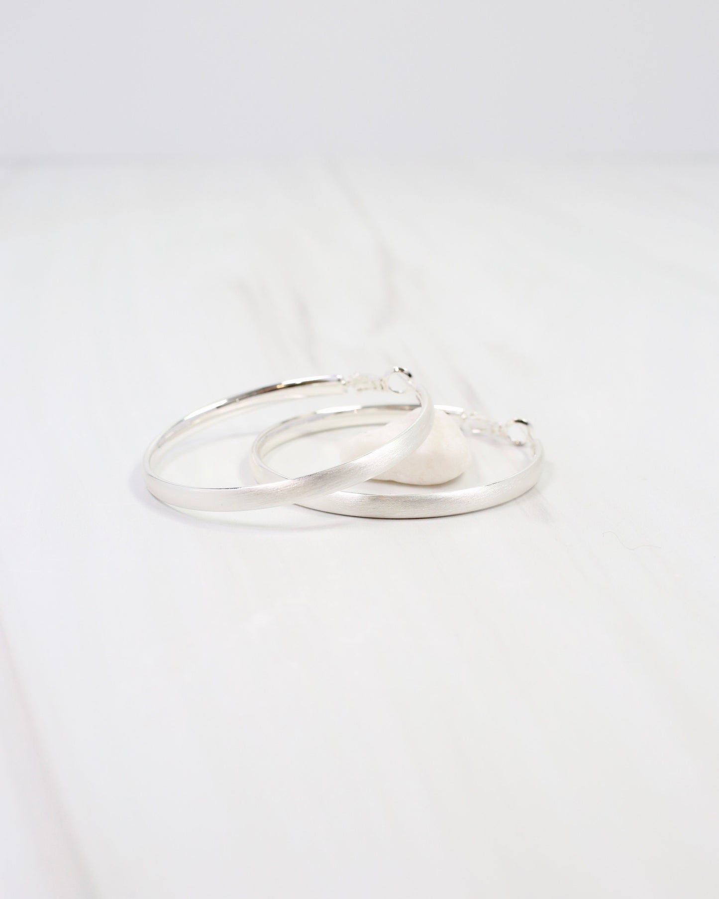 Perth Hoop Earring WR Silver