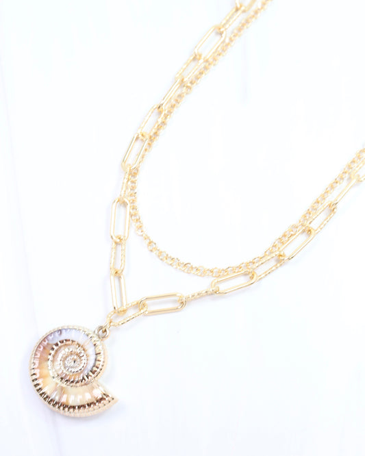 Marina Layered Necklace Gold