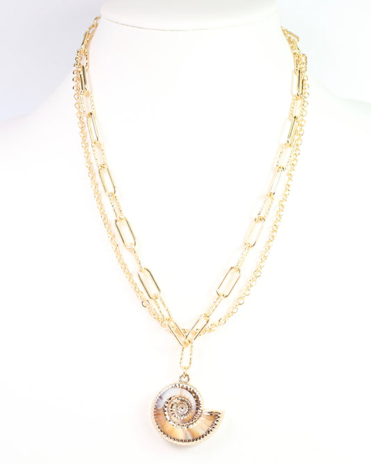 Marina Layered Necklace Gold