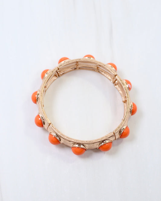 Reagan Stretch Bracelet Orange