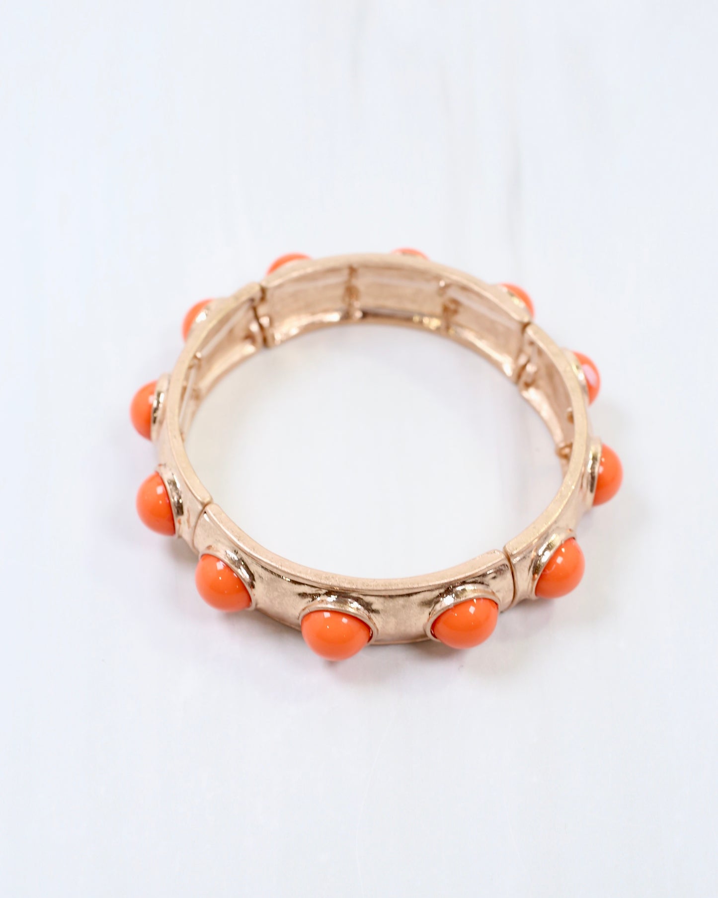 Reagan Stretch Bracelet Orange