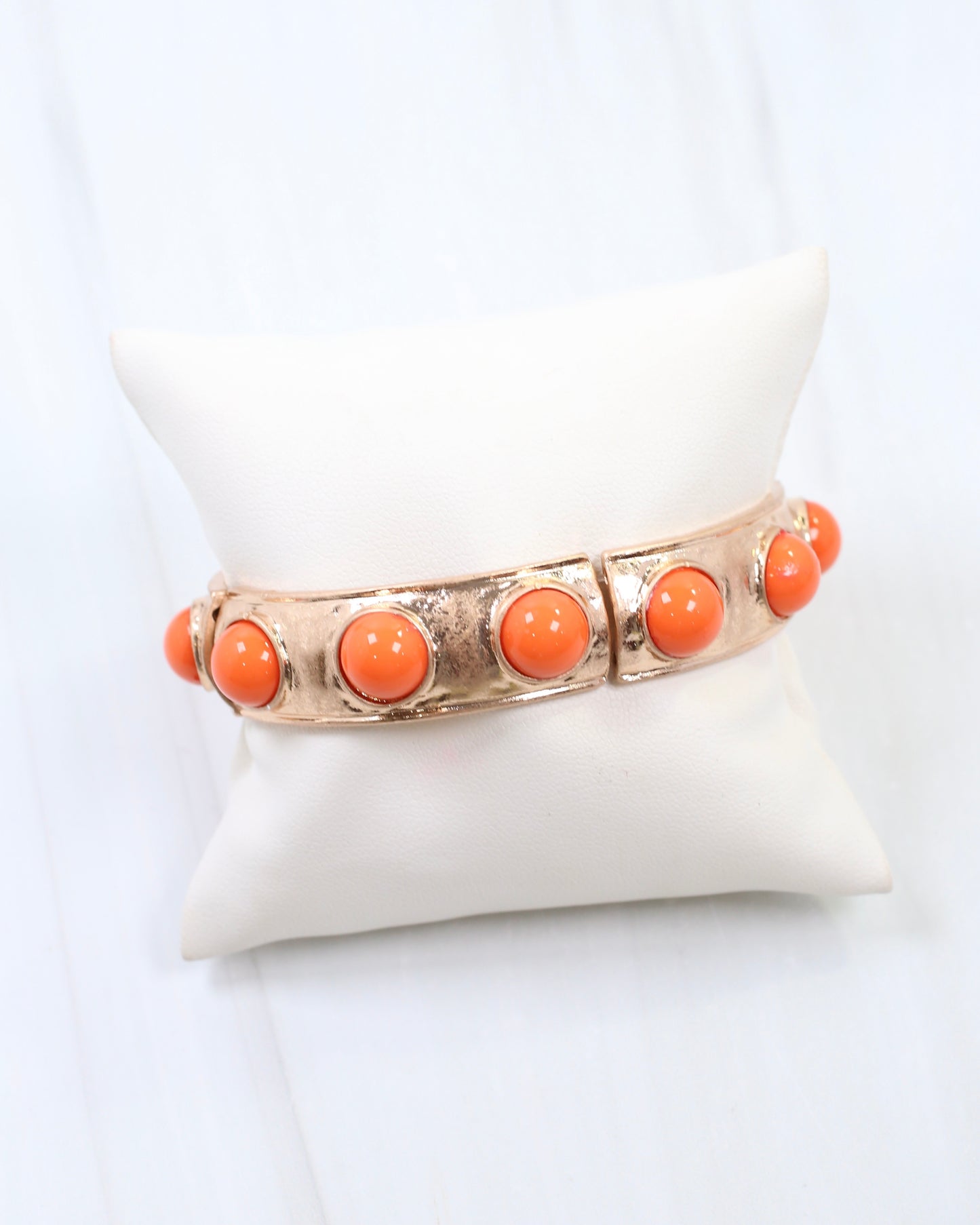 Reagan Stretch Bracelet Orange