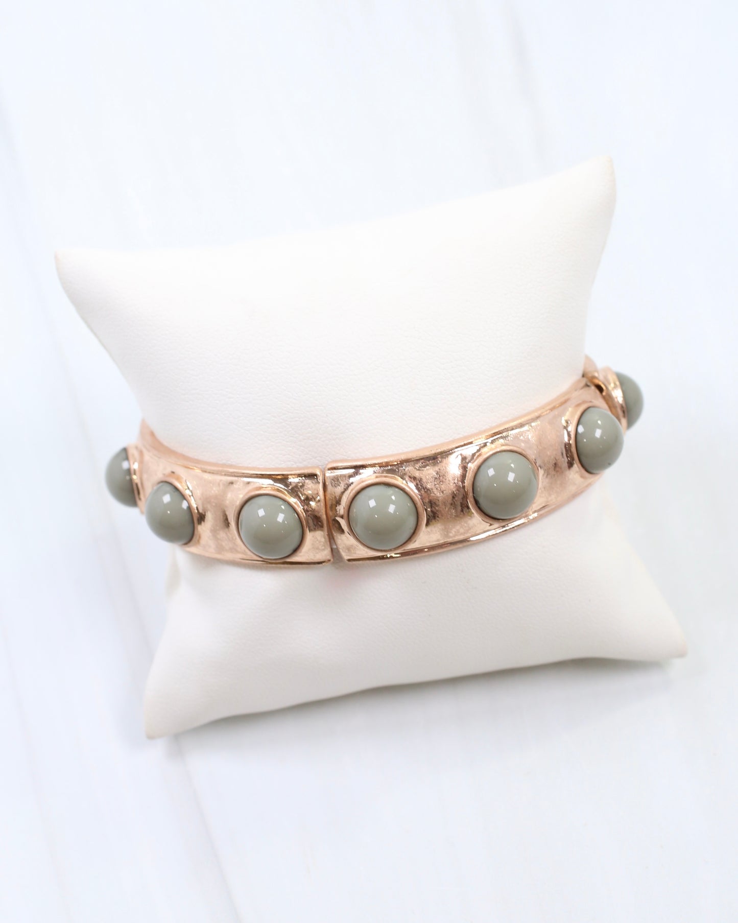 Reagan Stretch Bracelet Grey