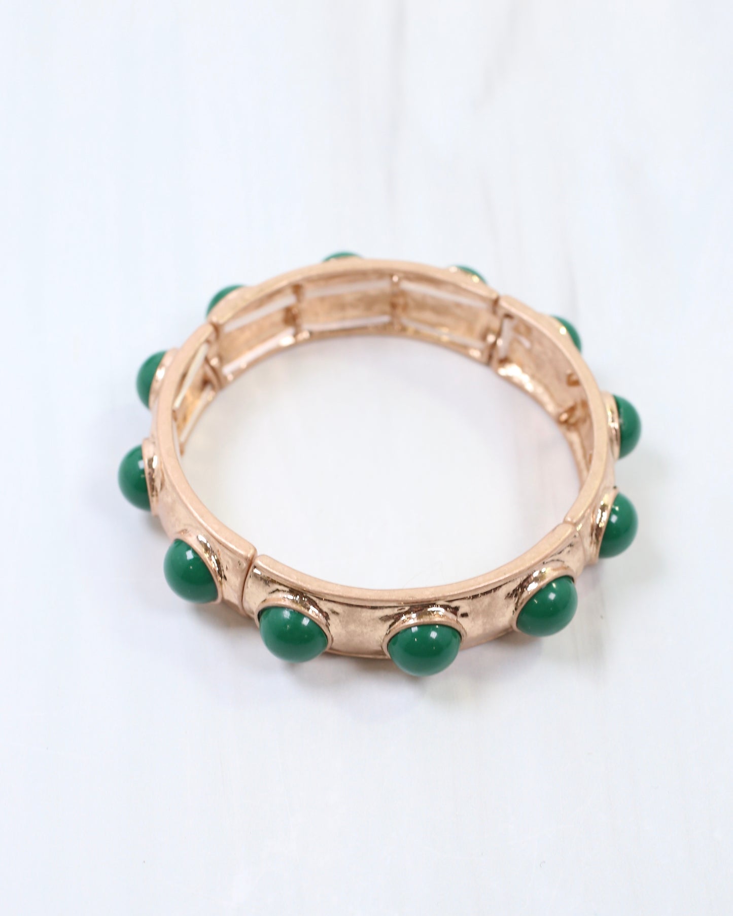 Reagan Stretch Bracelet Green