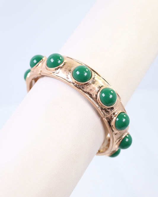 Reagan Stretch Bracelet Green