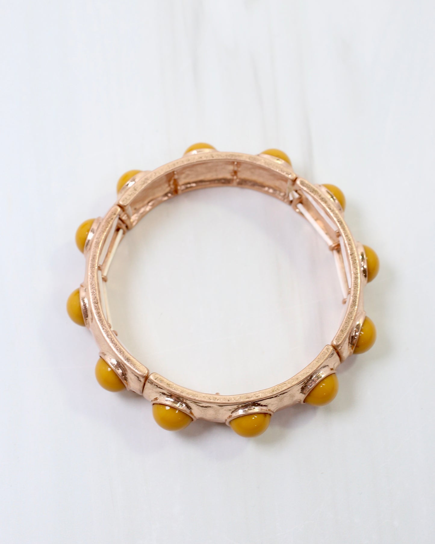 Reagan Stretch Bracelet Mustard