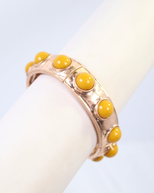 Reagan Stretch Bracelet Mustard