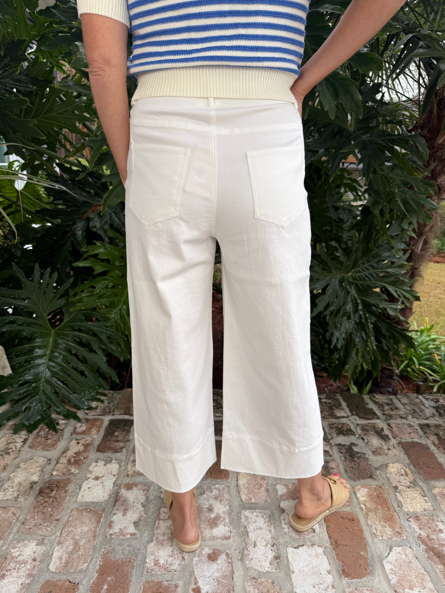 Dreaming Of You Wide Leg Off White Pant