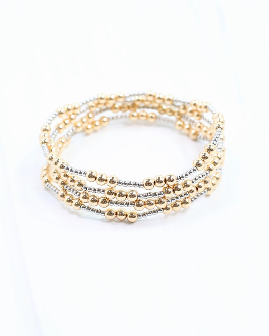 Kennedy Bracelet Set Gold-Silver