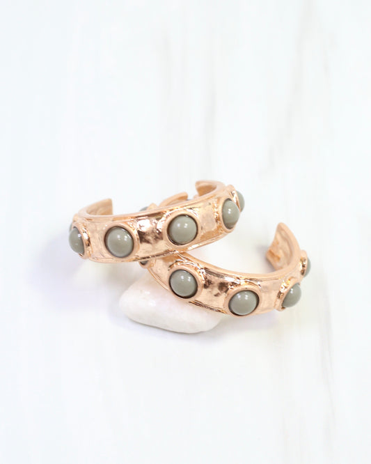 Frazee Pearl Hoop Grey