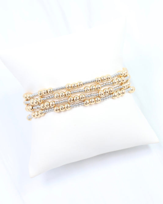 Kennedy Bracelet Set Gold-Silver