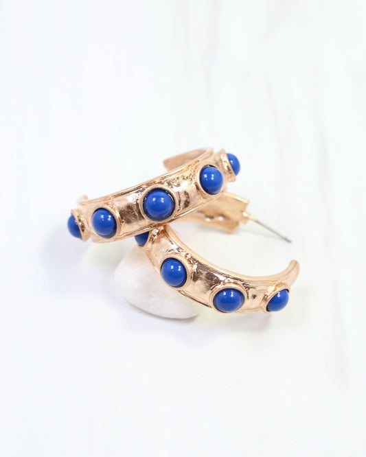 Frazee Pearl Hoop Blue