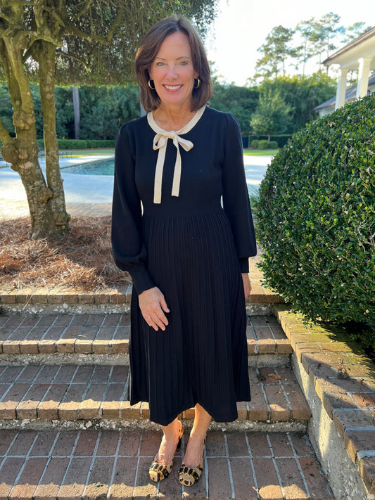 Call it Classy Black Midi Dress